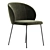 Modern Minna Light Grey Chair 3D model small image 5