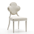 Elegant Chloe Side Chair 3D model small image 3