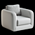 Oslo Swivel Chair 3D Model 3D model small image 5