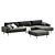 Modern 3D Max Piu Sofa 3D model small image 3