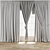 Curtain Model Bundle Set 3D model small image 2