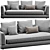 Bonaldo Liam Sofa: Modern Comfort 3D model small image 6