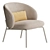 Boconcept Princeton Lounge Chair, Modern Comfort 3D model small image 2