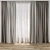 3D Curtain Model Archive Kit 3D model small image 1