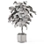 Handmade Metal Pot Indoor Plants 3D model small image 5