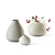 Red Berry Vase Set 3D model small image 1