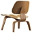 Eames LCW Lounge Chair - Materials: Ash Plywood 3D model small image 4