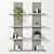 Modern Modular Display Shelf 3D model small image 3