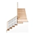 Modern Staircase 26 Kit 3D model small image 3