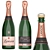 Luxury Champagne Bottle Collection 3D model small image 4