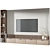 Modern TV Wall Decor Set 3D model small image 2