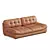 Luxury Harlan Leather Sofa, 3Ds Max Model 3D model small image 2