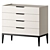 Dantone Home Metropolitan Dresser in Clay 3D model small image 4