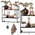 Modern Bathroom Accessories Set 05 3D model small image 1