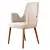 Contemporary Adima Armchair: 3D Model 3D model small image 1