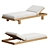 Pure Elegance Lounger Set 3D model small image 4