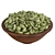 Organic Coffee Bean Bowl 3D model small image 2