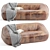 Contemporary Montis Ringo Sofa 3D model small image 1