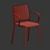 Elegant Mya Collection Chair 3D model small image 6