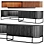 Modern Dune TV Stand | Stylish Entertainment Stand 3D model small image 3