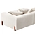 Title: Sleek SOHO Sofa Bed 3D model small image 6