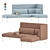 Modern Chaise Lounge Retreat S9EL 3D model small image 8