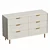 Quinn 6-Drawer Dresser Model 3D model small image 3