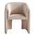  Sleek Elmore Dining Chair Ensemble 3D model small image 3