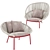 Elegant Petalo Armchair: Modern Comfort 3D model small image 2