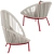 Elegant Petalo Armchair: Modern Comfort 3D model small image 3