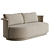 Modern Two-Tone Park Sofa 3D model small image 1