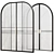 Modern Entry Door Set71 3D model small image 1