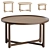 Lyrical Side Tables Set by Stellar Works 3D model small image 1