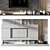 Modern TV Wall Shelf Decor 3D model small image 3