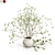 Elegant Floral Arrangement Sculpture 3D model small image 1