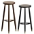 Eikund Jaer Stools Set Trio 3D model small image 2