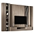 Modern TV Wall Mount 64 3D model small image 3