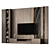 Modern TV Wall Mount 64 3D model small image 4