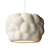 Elegant Ø35 Creamy Pendant 3D model small image 2