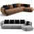 Trussardi Casa Nebula Sofa (364 cm) 3D model small image 1