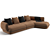 Trussardi Casa Nebula Sofa (364 cm) 3D model small image 4