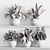 High-Quality Indoor Plant Shelf Set 3D model small image 6