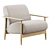 Modern Visti Armchair Bolia 3D model small image 2