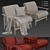 Modern Visti Armchair Bolia 3D model small image 4