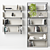 Modular High-Quality Bookcases 3D model small image 2