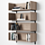 Modular High-Quality Bookcases 3D model small image 6