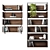 Modular High-Quality Bookcases 3D model small image 16