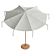  Stylish Round Cantilever Umbrella 3D model small image 3