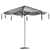  Stylish Round Cantilever Umbrella 3D model small image 4