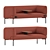 Cabana Sofa with Integrated Table 3D model small image 6